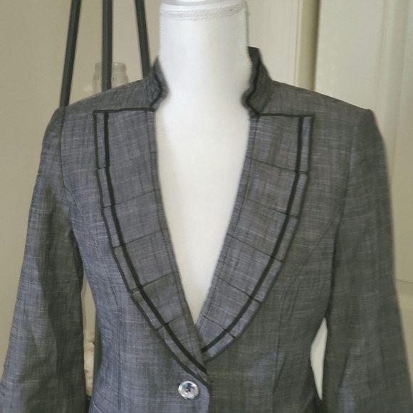 WHBM Linen Blend Jacket/Blazer Sz 4 EUC! - Picture 2 of 6